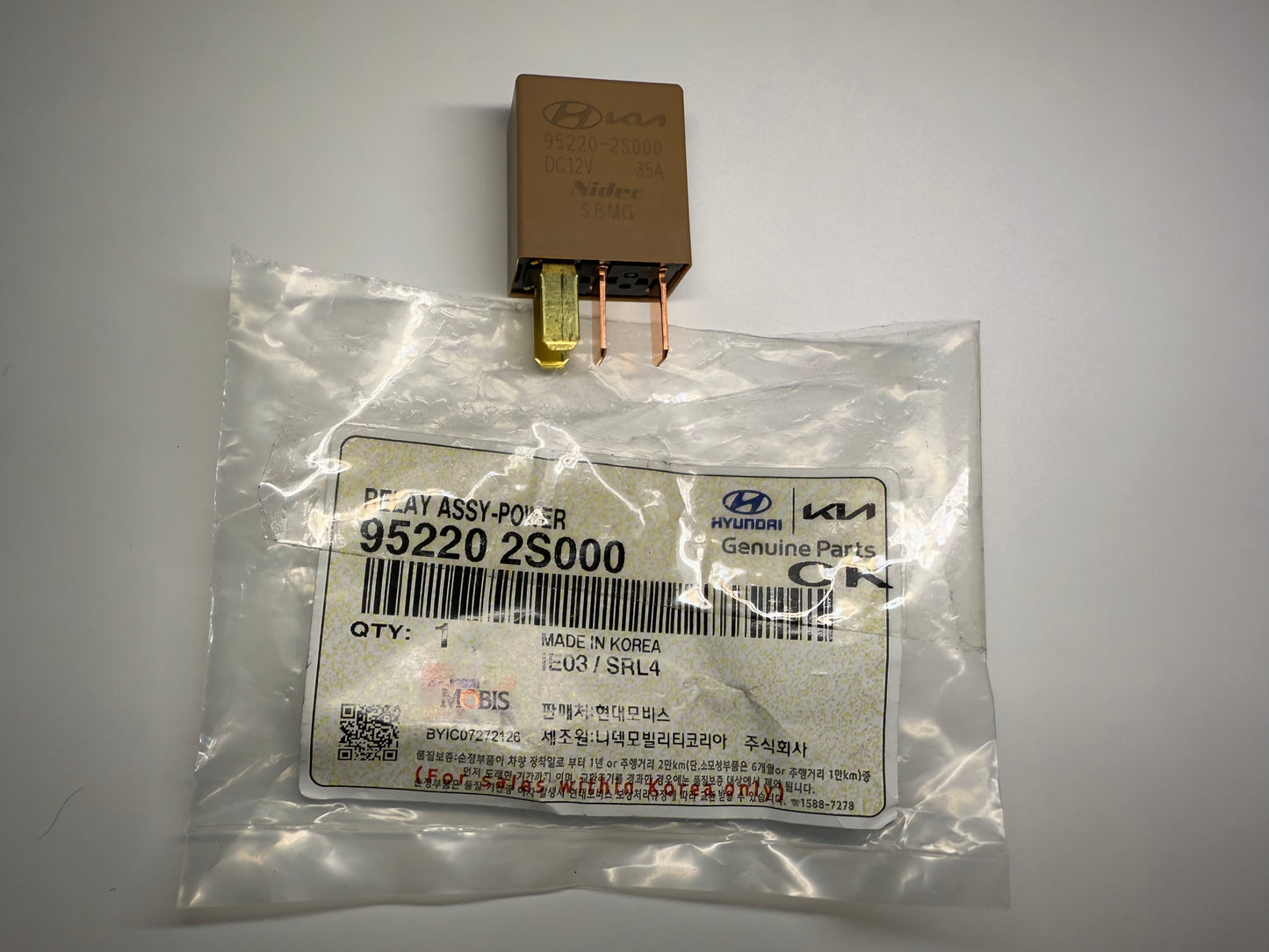 Hyundai & Kia 95220-2S000 Relay Assy-Power